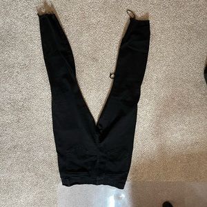 Distressed Black Boutique Jeans
